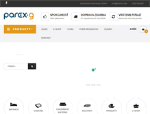 Tablet Screenshot of parex-g.sk